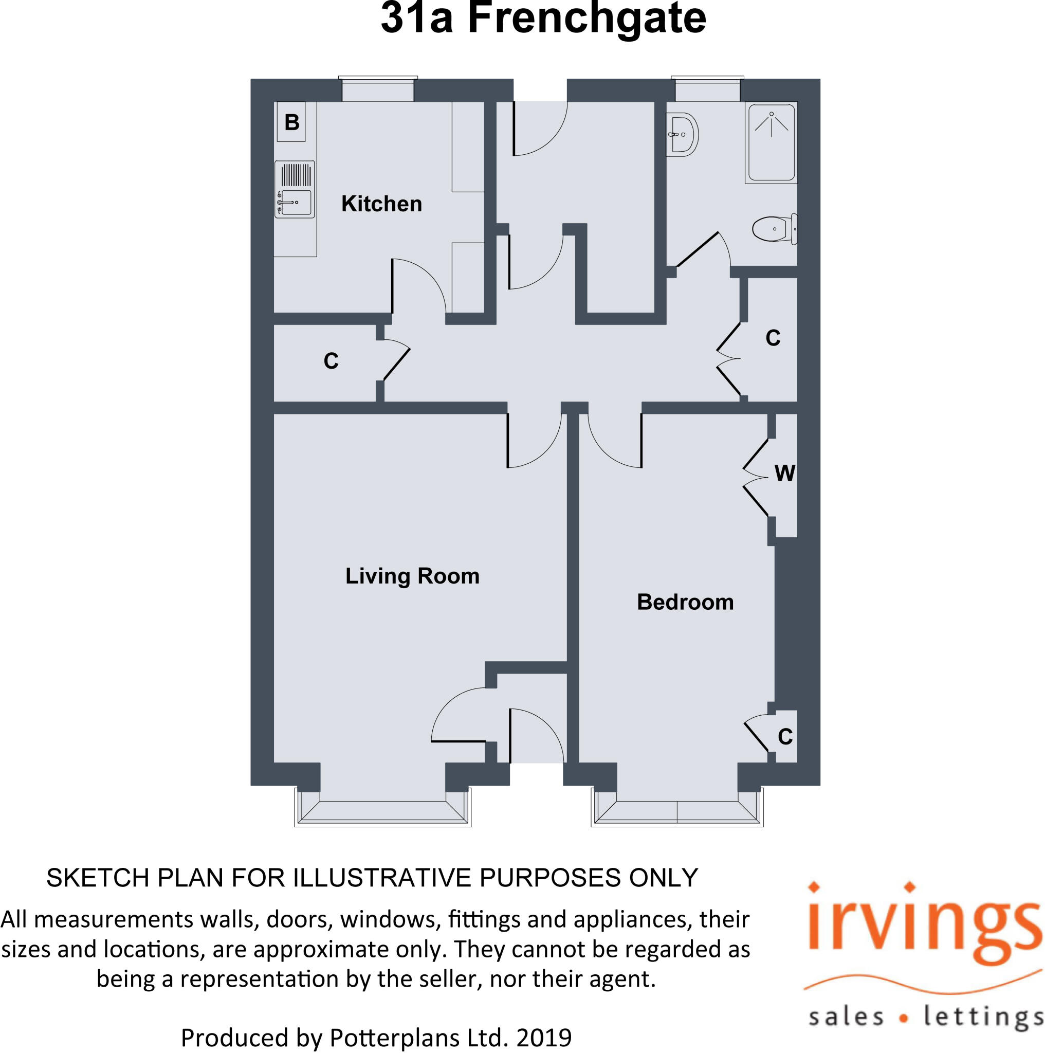 Frenchgate, Richmond floorplan