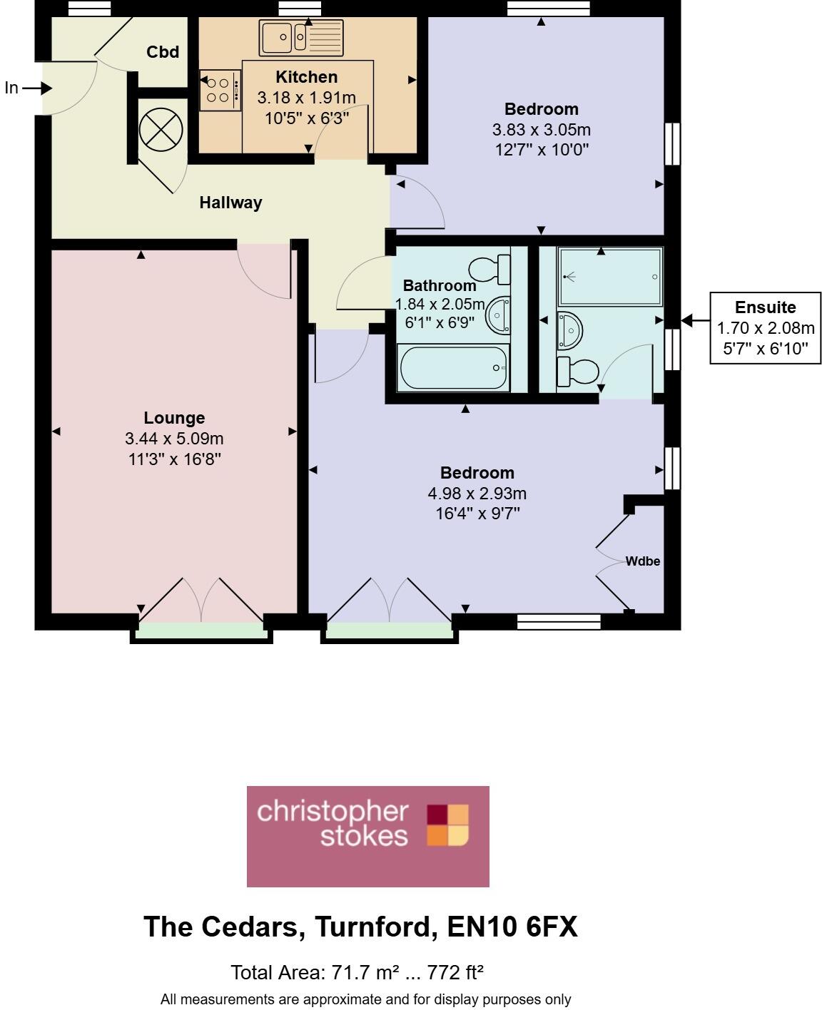 The Cedars, Broxbourne, Hertfordshire, EN10 6FX floorplan