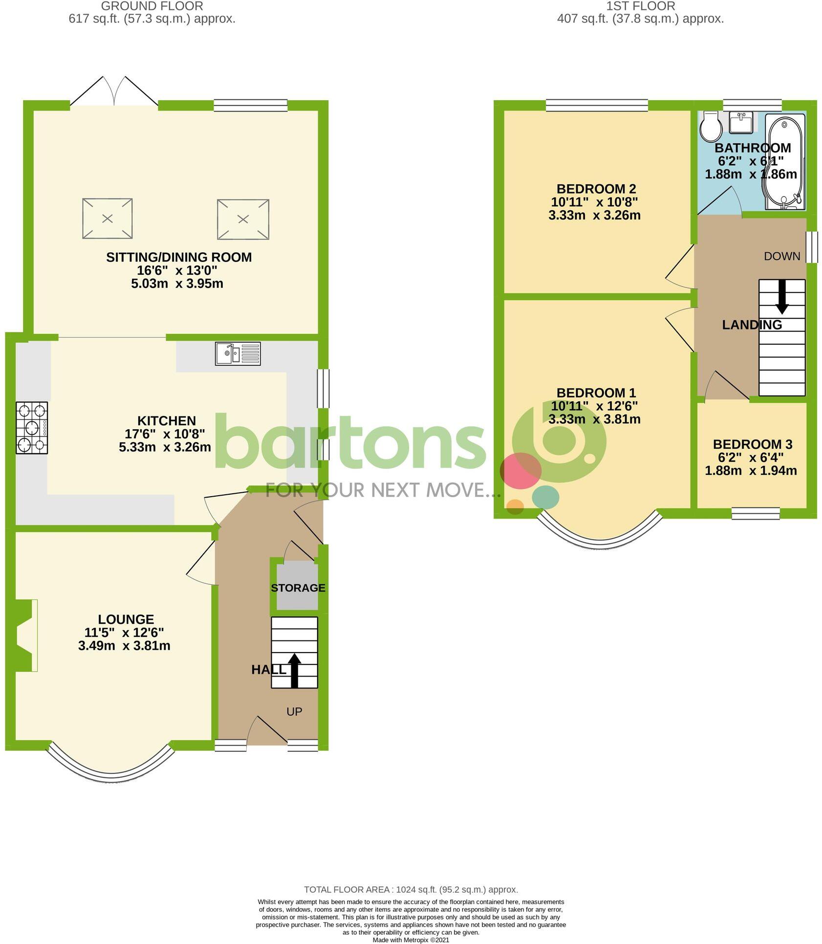Reresby Road, Whiston, S60 floorplan