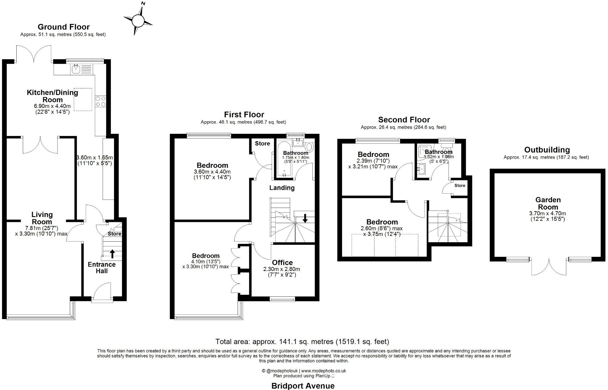Bridport Avenue, Romford, Greater London, RM7 floorplan