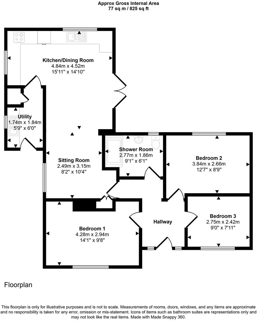 Alder Road, Sturminster Newton floorplan