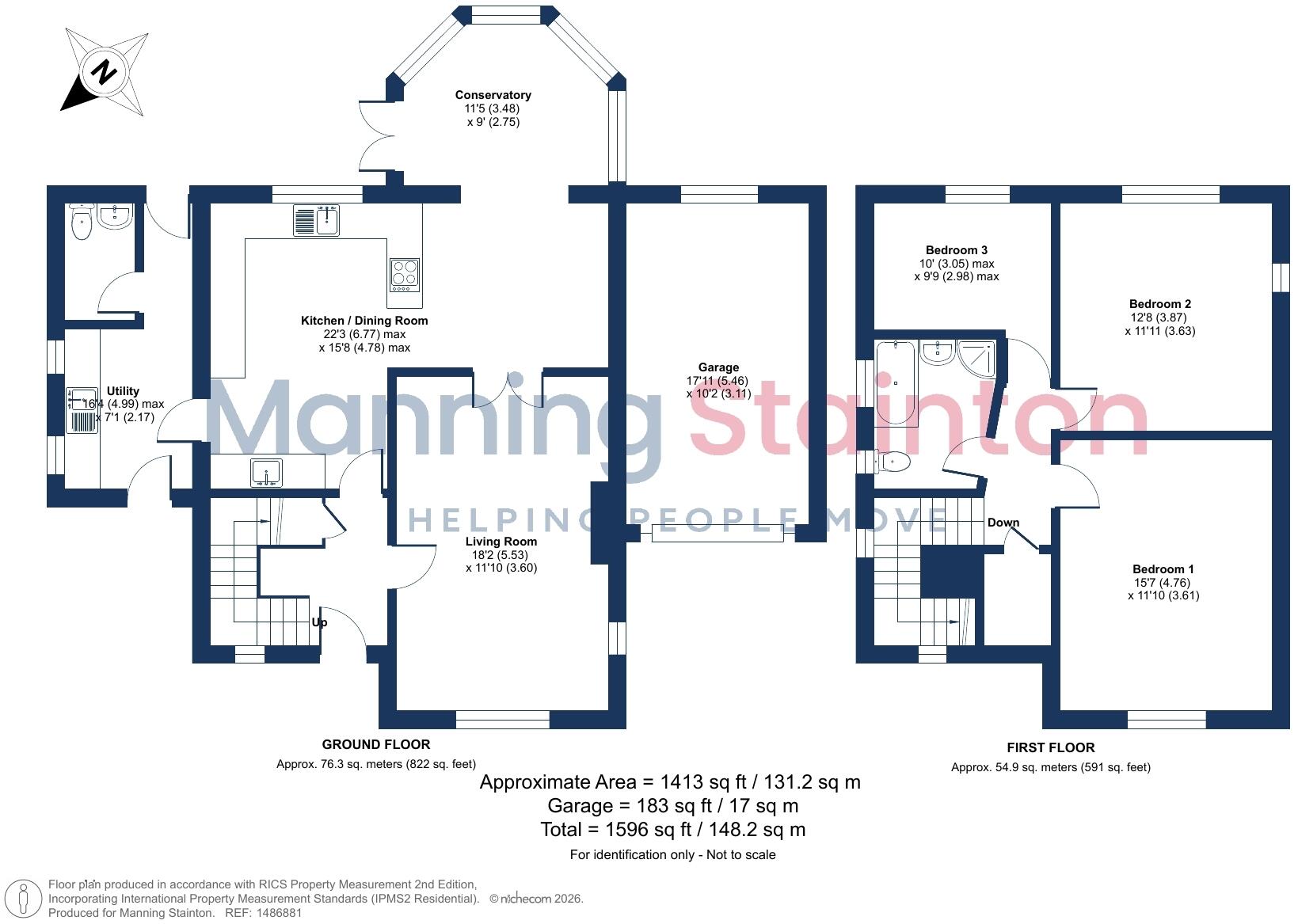 Woodhall Park Avenue, Stanningley, Pudsey, West Yorkshire floorplan