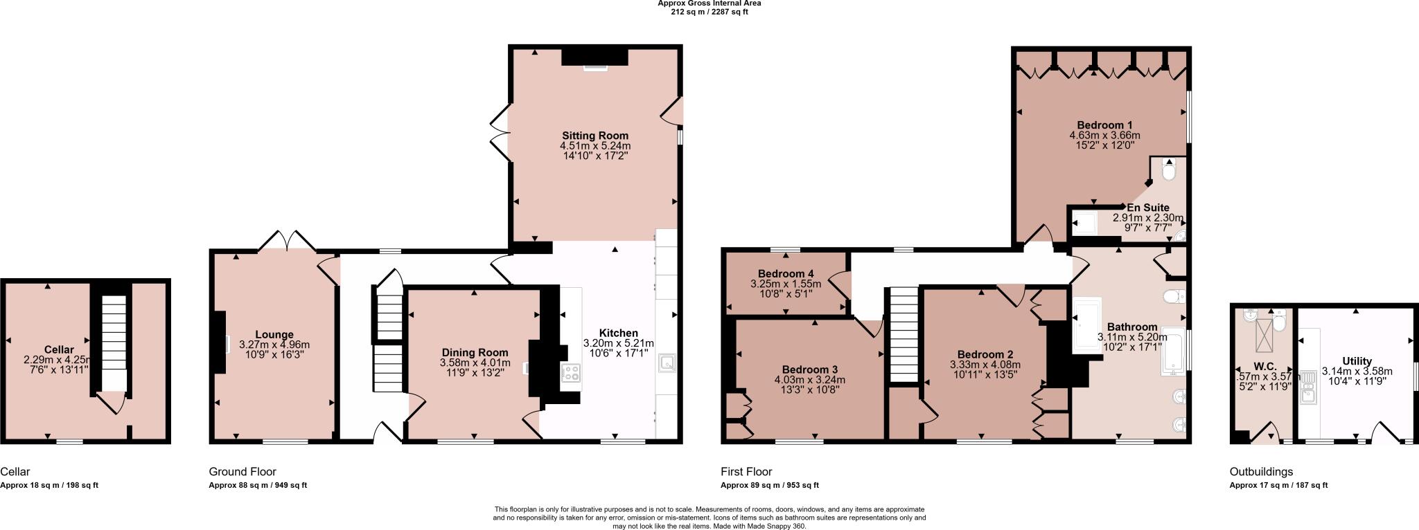 Turn Street, Syston, Leicester floorplan