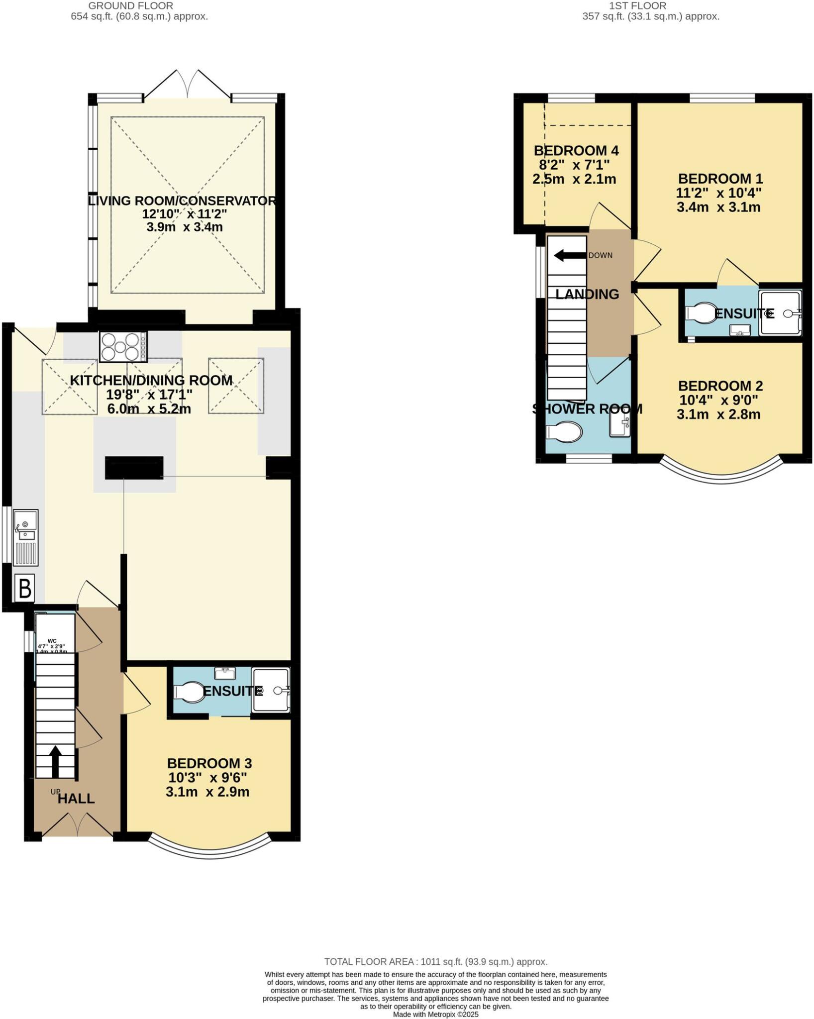 Lansdowne Road, Taunton floorplan