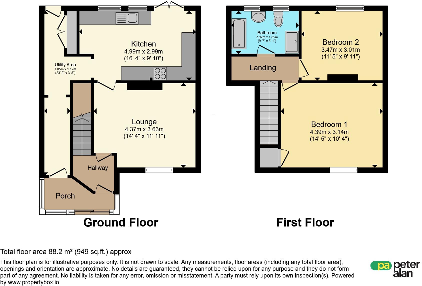 Pepys Crescent, Llanrumney, Cardiff floorplan