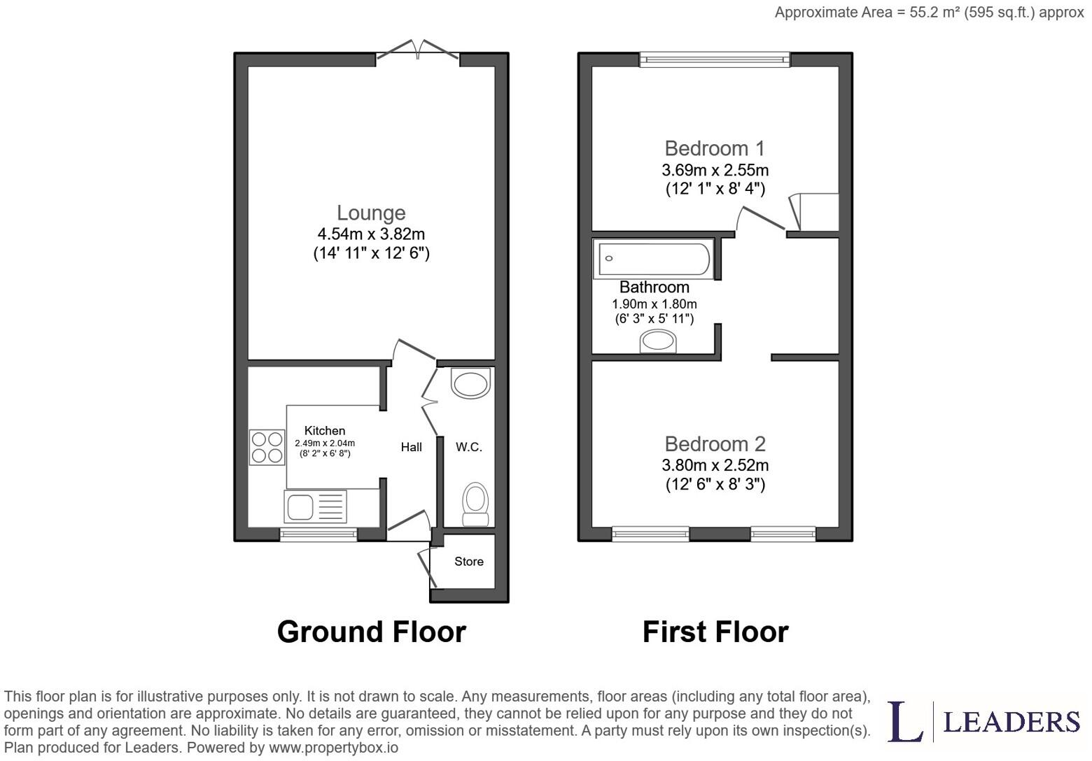 Heathcote Gardens, Harlow, CM17 floorplan