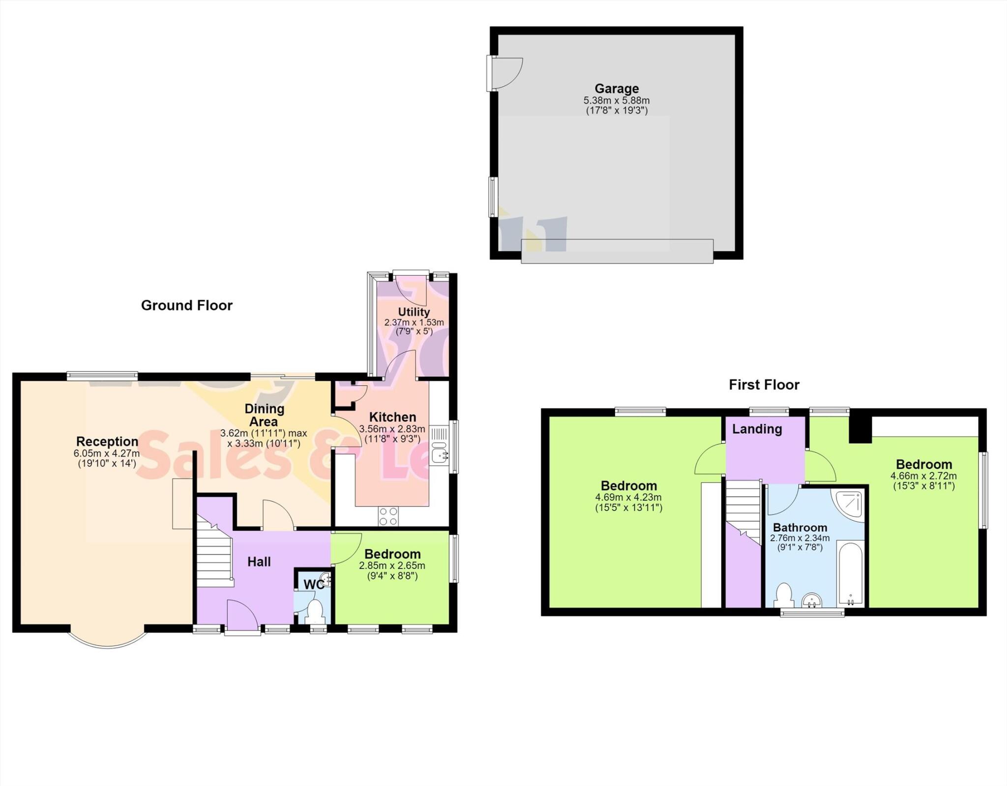 St. Helens Close, Churchtown, Preston floorplan