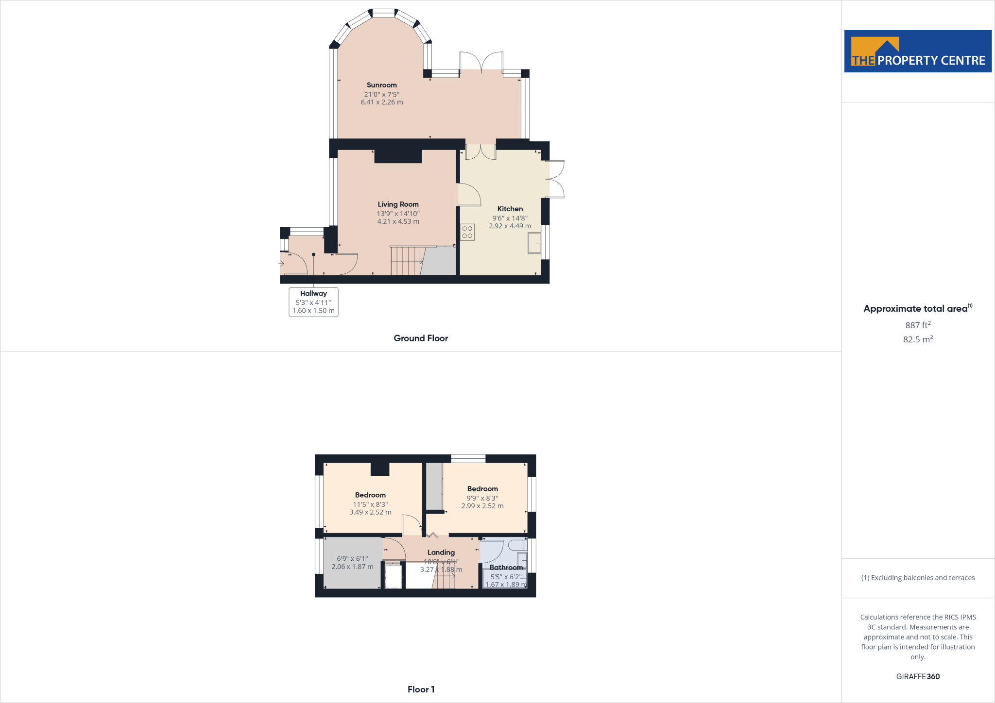 48, Hawkwood Crescent, Worcester, Worcestershire, WR2 floorplan