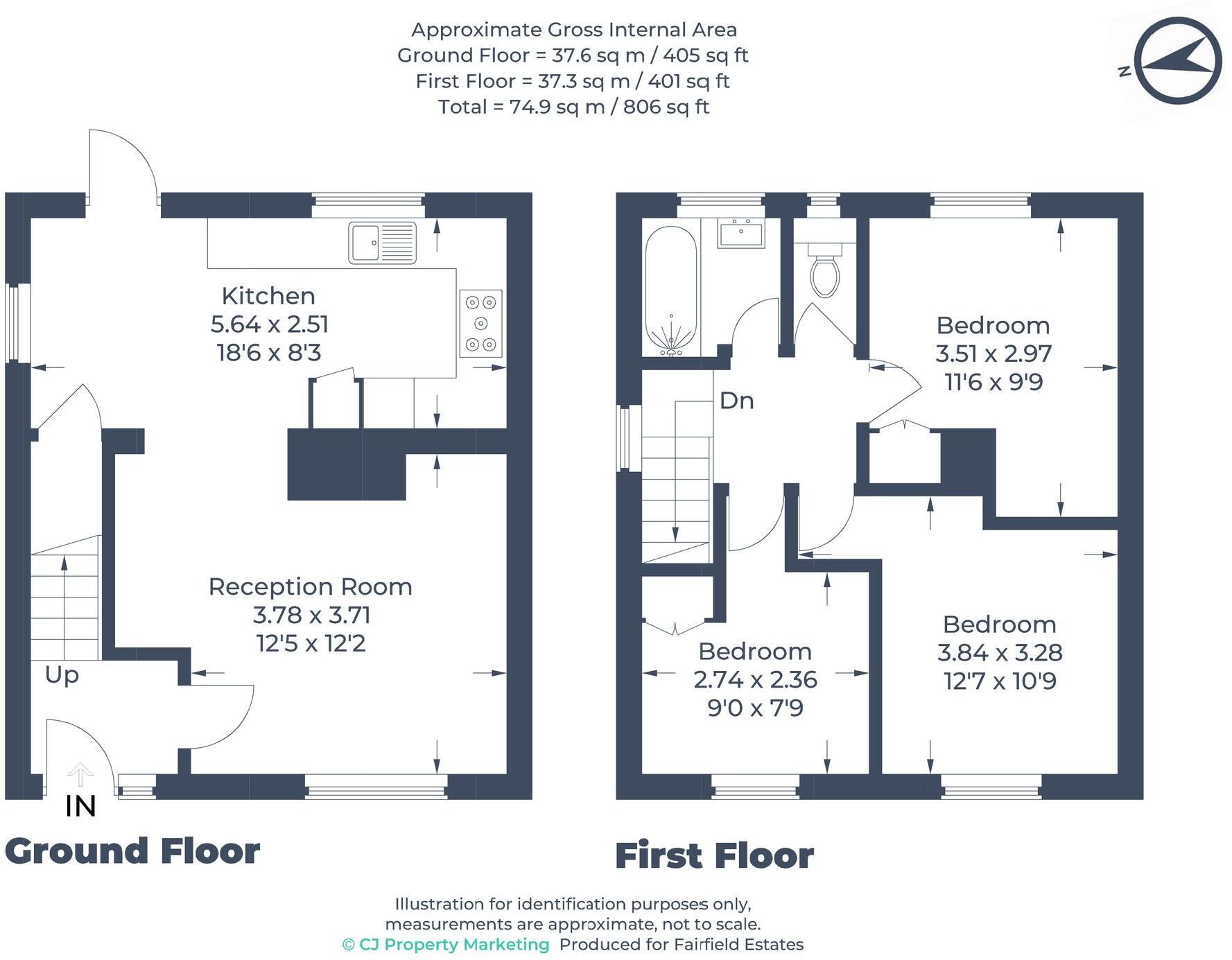 Hayling Road, South Oxhey, WD19 floorplan