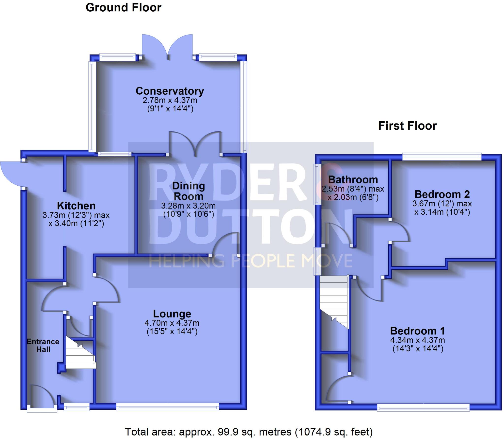 Green Lane, Garden Suburbs, Oldham, OL8 floorplan