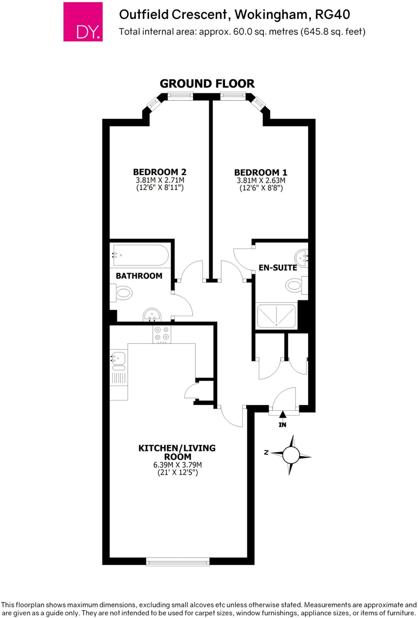 Outfield Crescent, Wokingham, Berkshire, RG40 floorplan