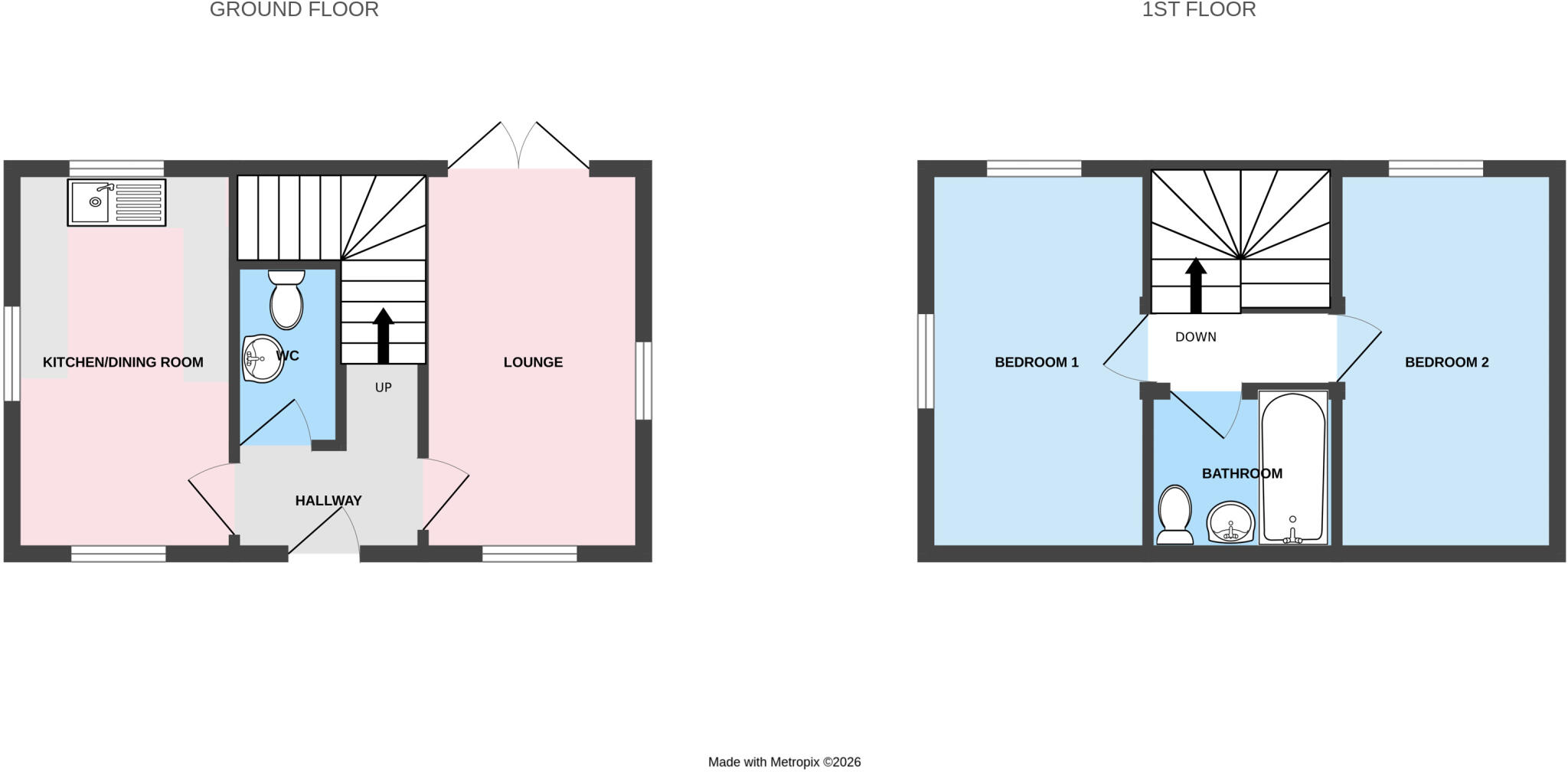 Ferridays Fields, Woodside, Telford, Shropshire, TF7 floorplan