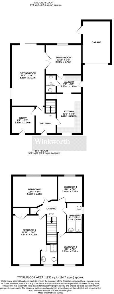 Peacock Grove, Costessey, Norwich, Norfolk, NR8 floorplan