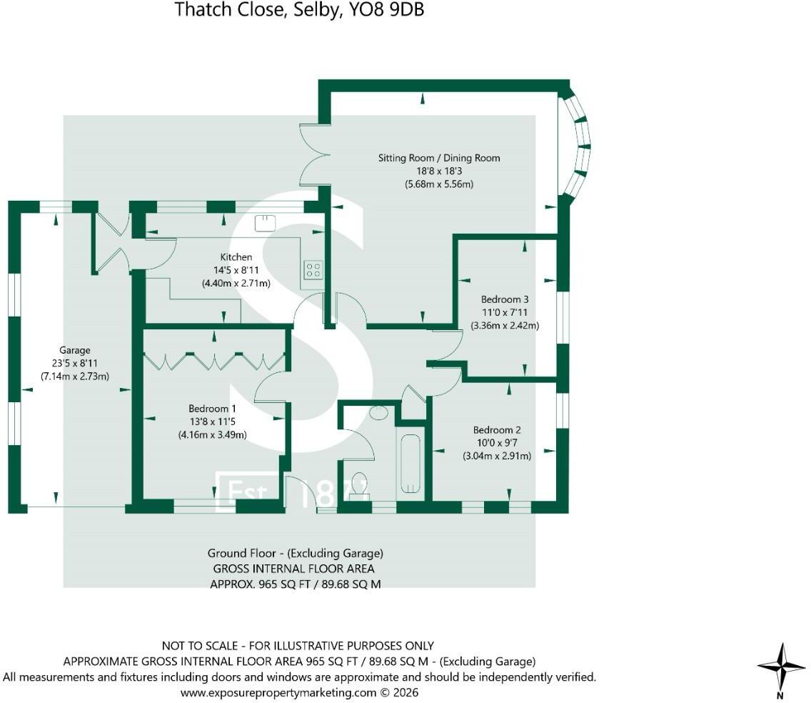 Thatch Close, Selby floorplan