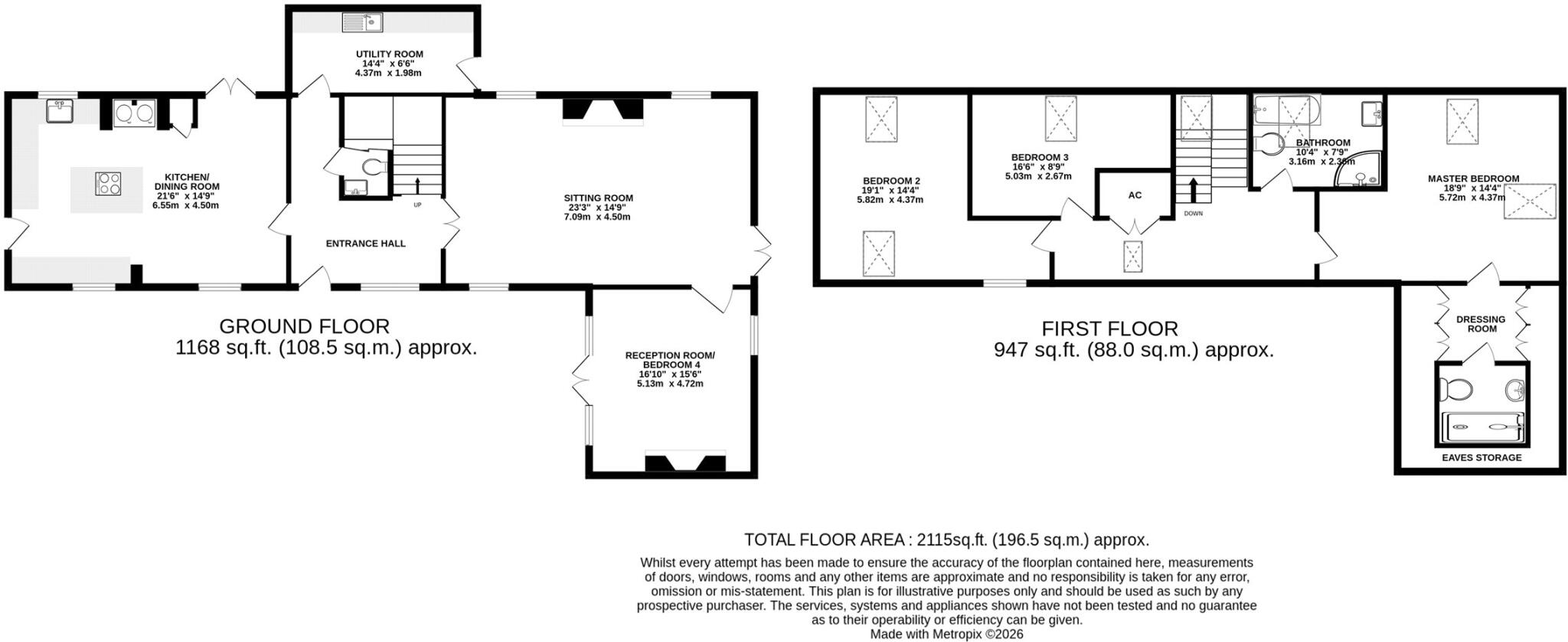 Bishops Nympton, South Molton, Devon, EX36 floorplan