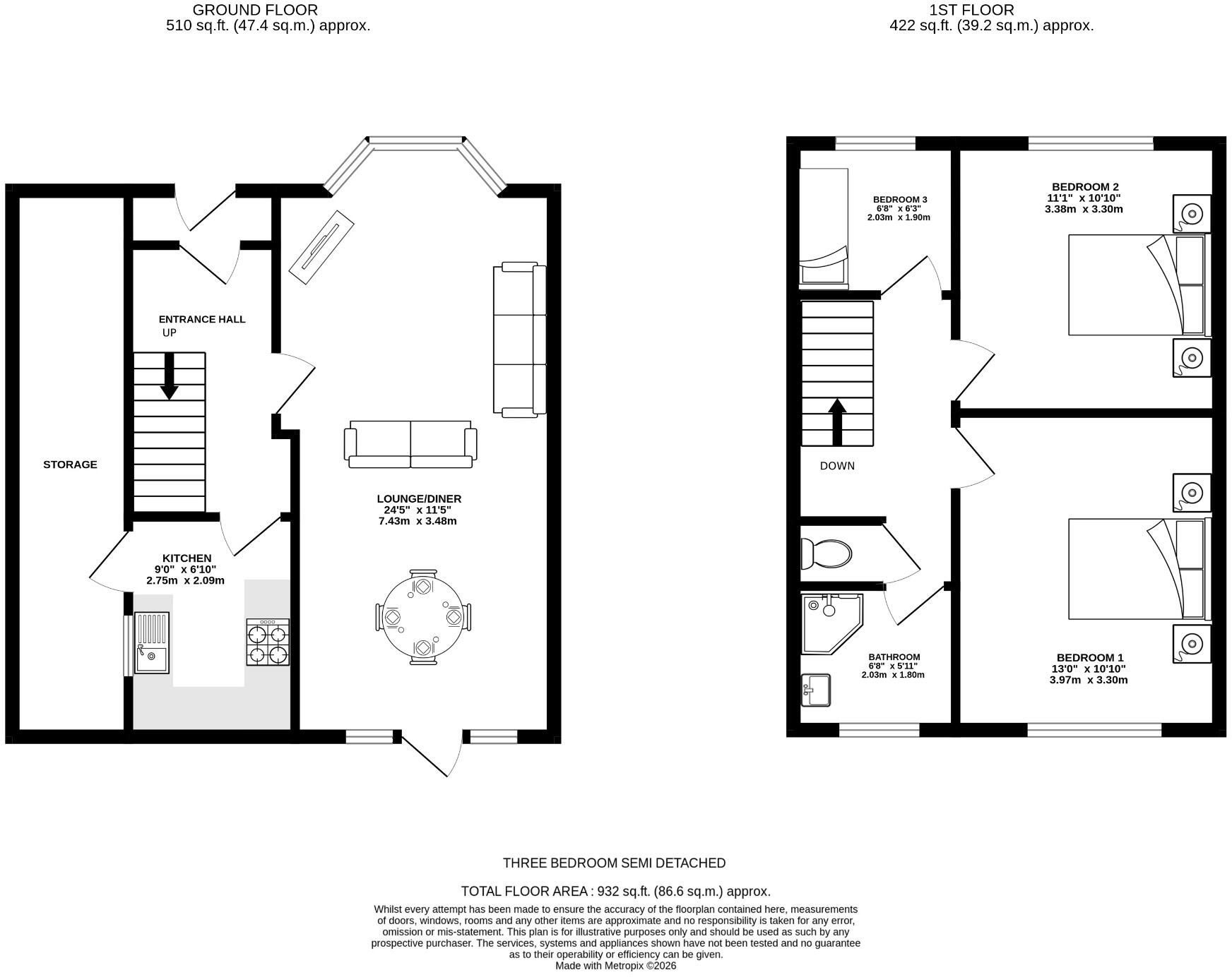 Newbridge Road, Birmingham floorplan