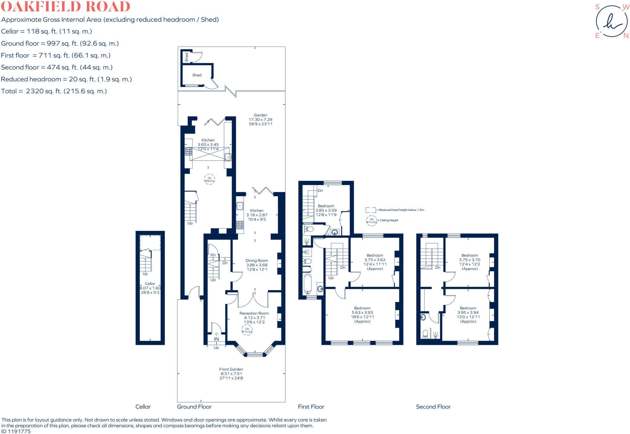 Oakfield Road, London, N4 floorplan