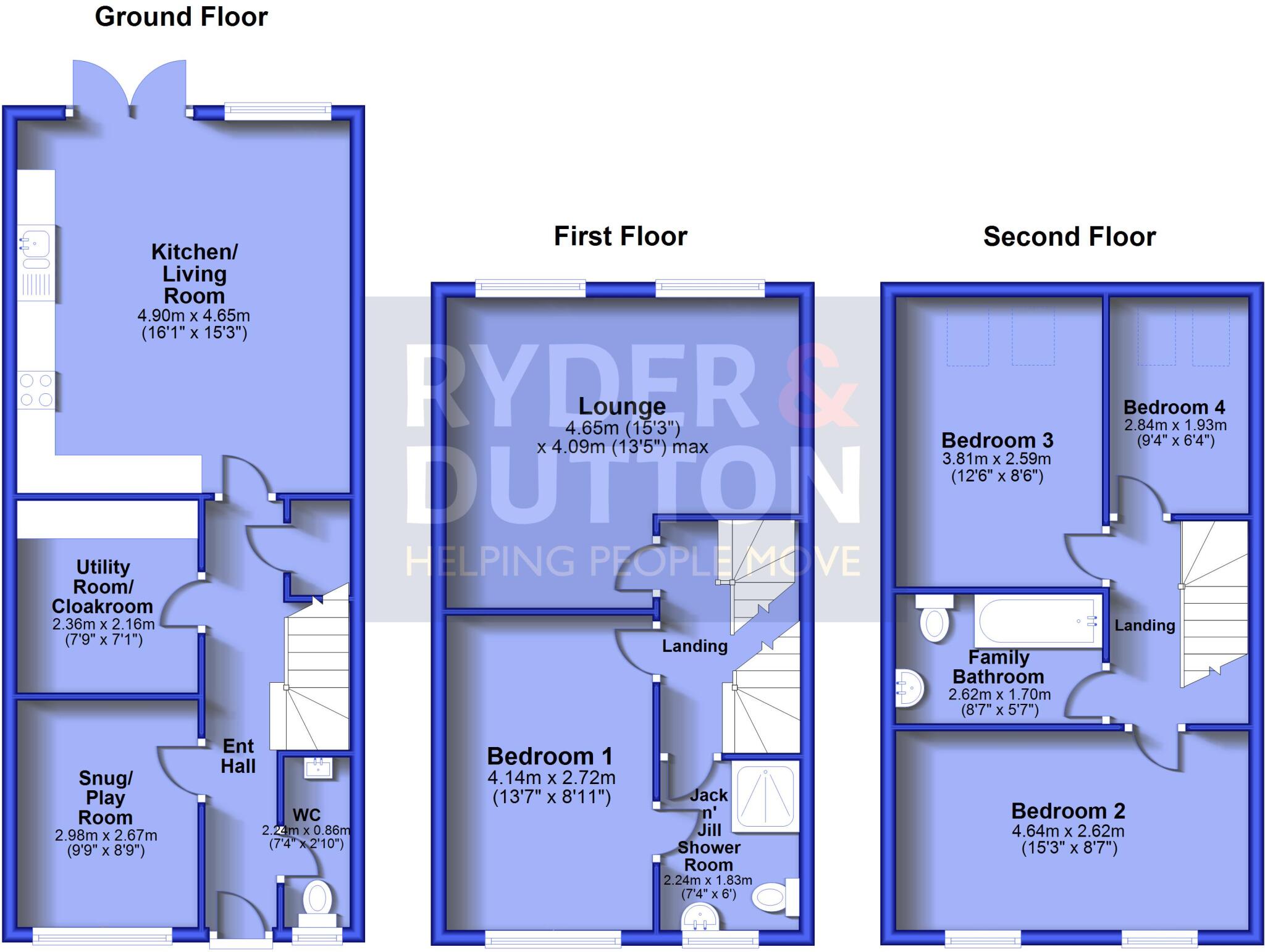 Higher Mill Street, Rawtenstall, Rossendale, BB4 floorplan