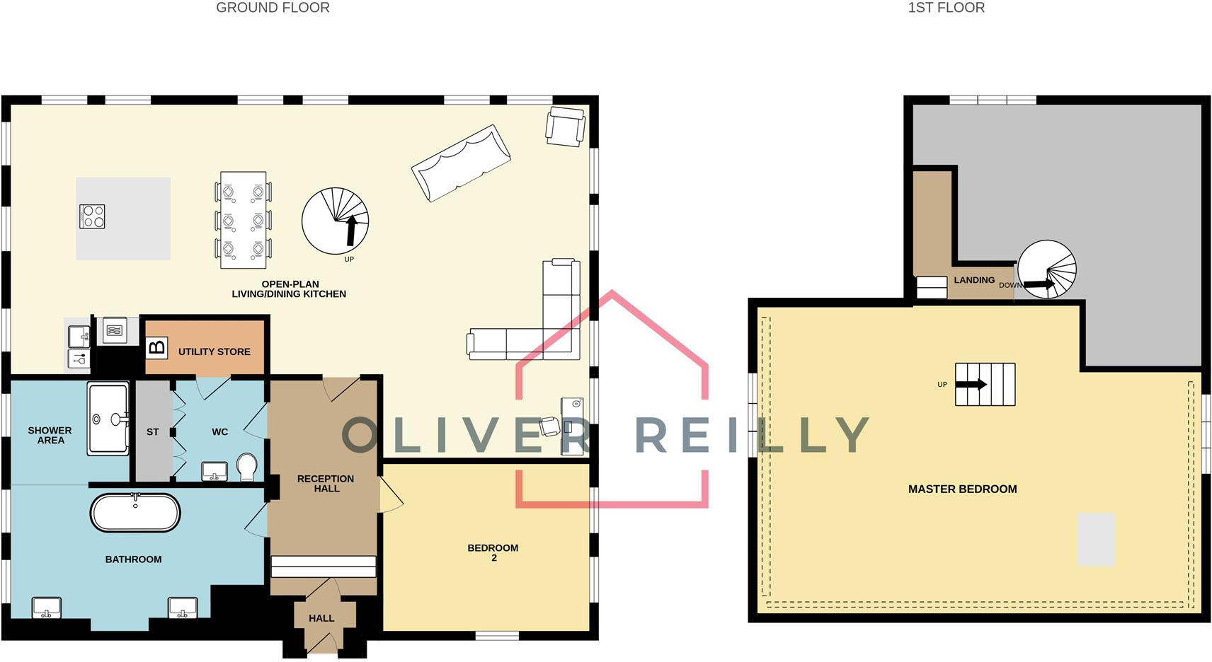 Penthouse Apartment, The Brewhouse, Castle Brewery, Newark floorplan
