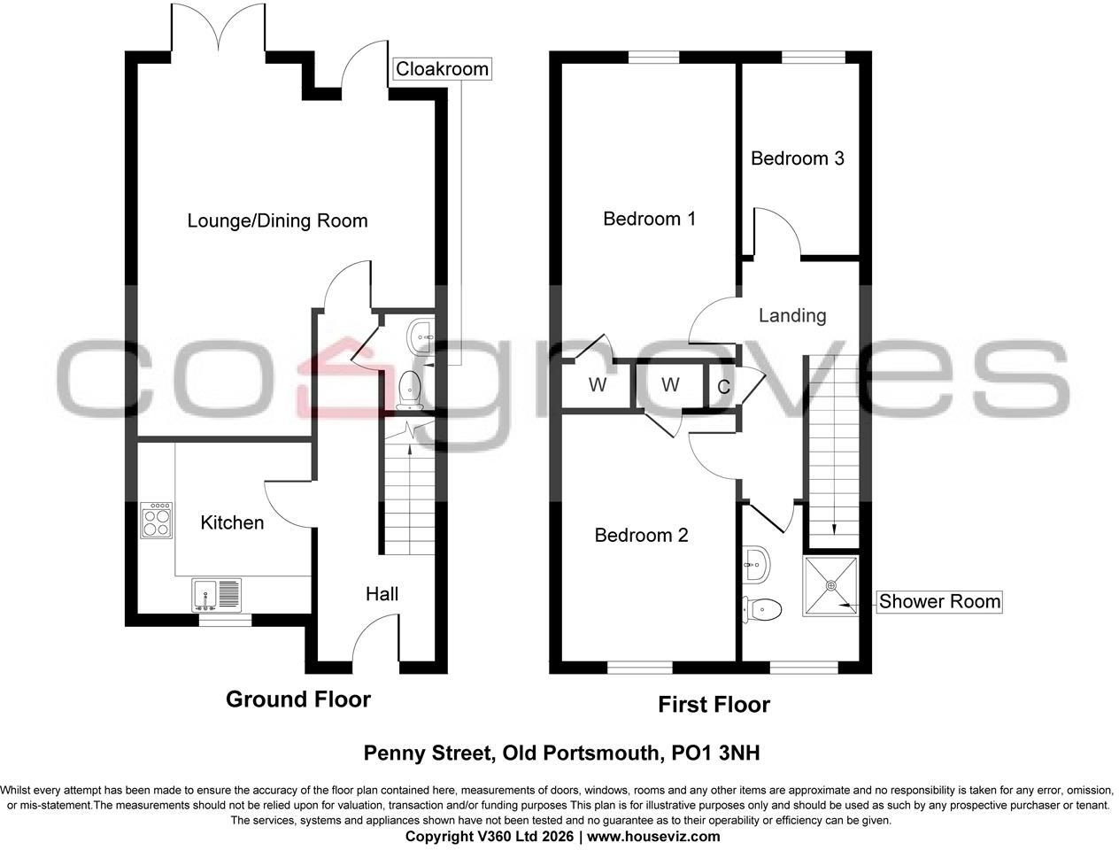 Penny Street, Old Portsmouth floorplan