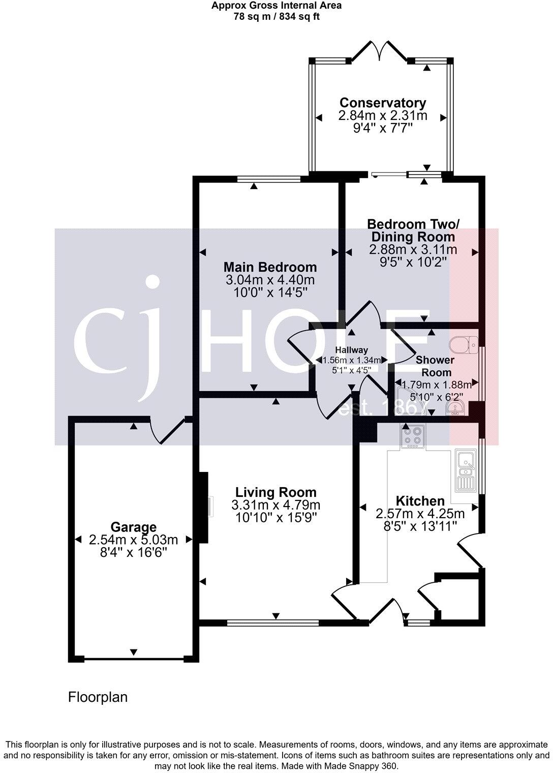 Kingstone Avenue, Hucclecote, Gloucester, GL3 floorplan