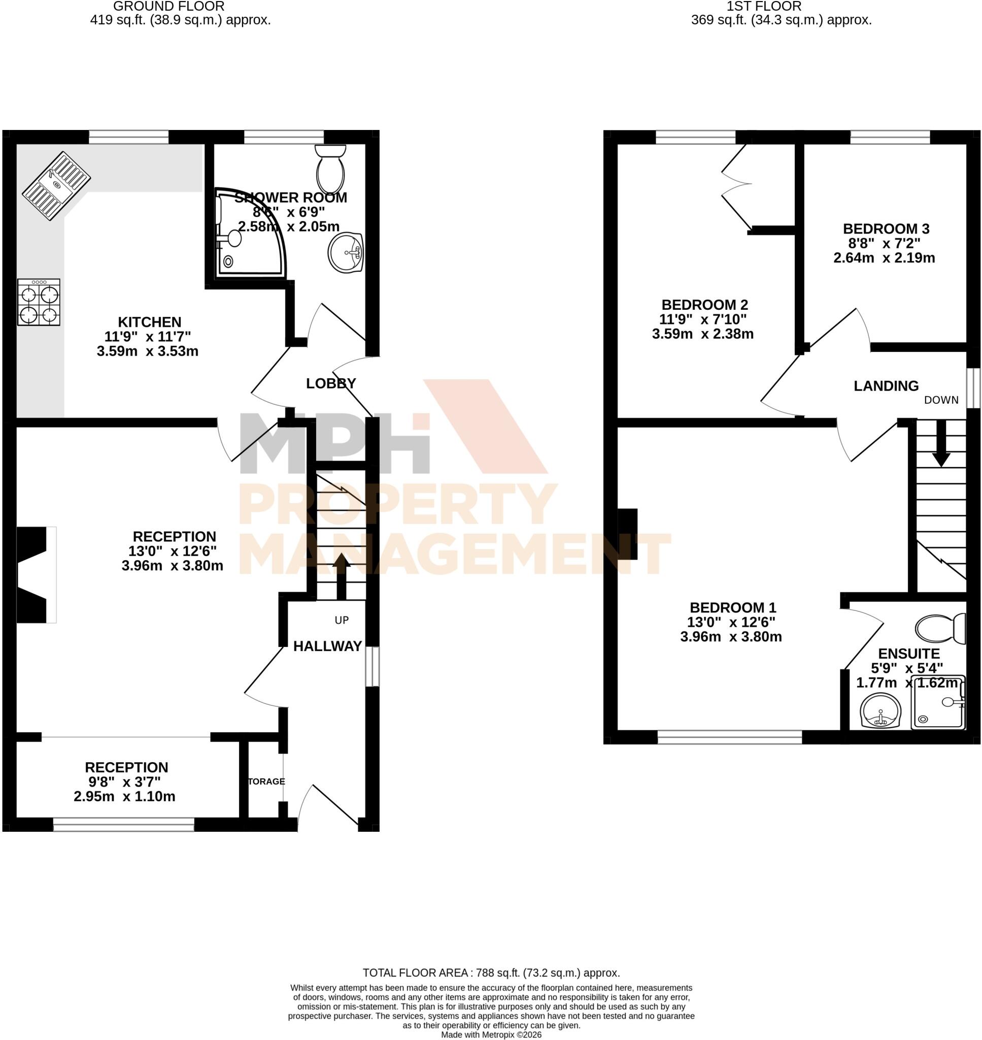 Crome Road, Norwich floorplan