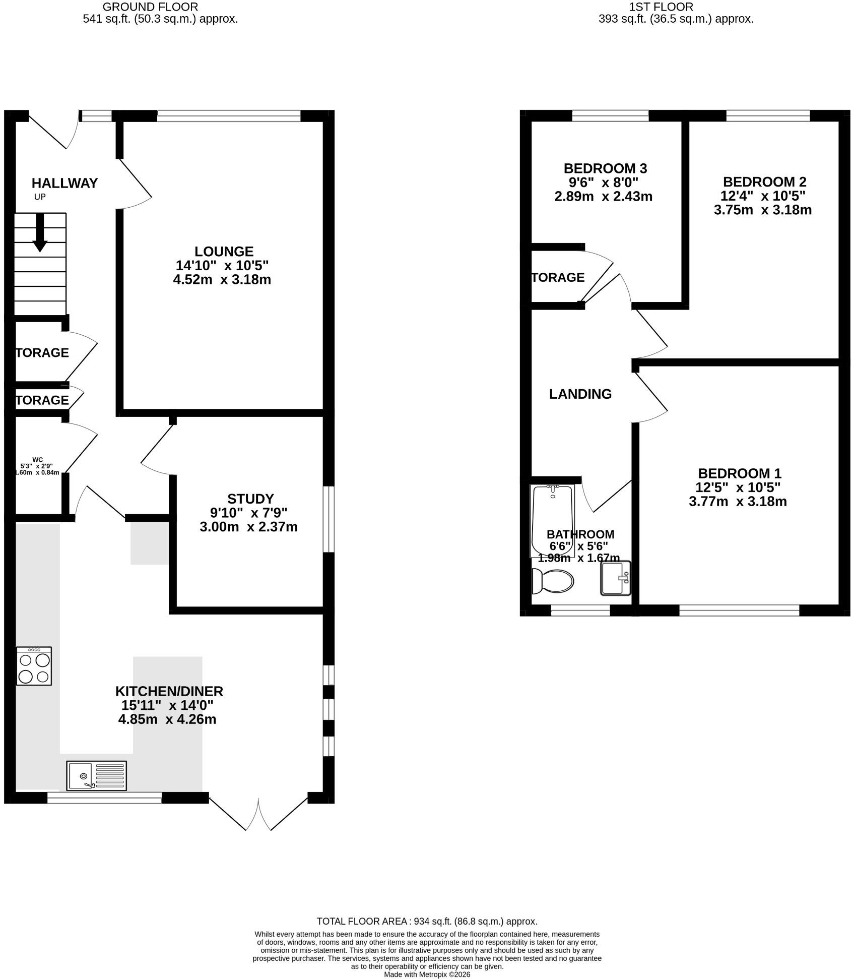 Glenesha Gardens  Fareham  Unfurnished floorplan
