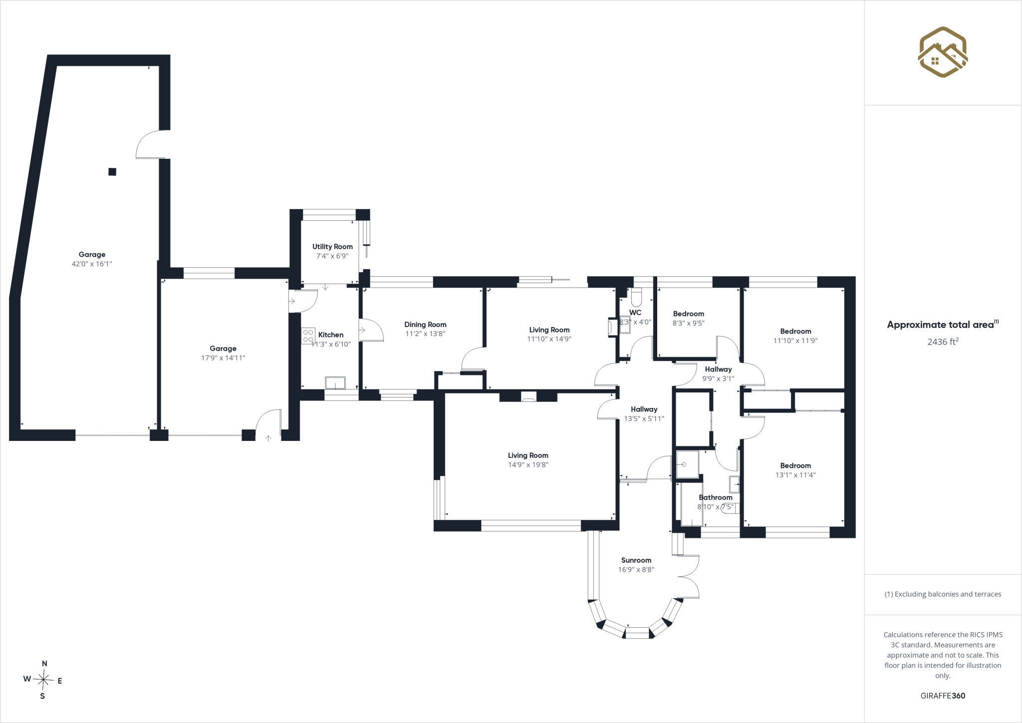 Etherley Grange, Bishop Auckland, Durham, DL14 floorplan