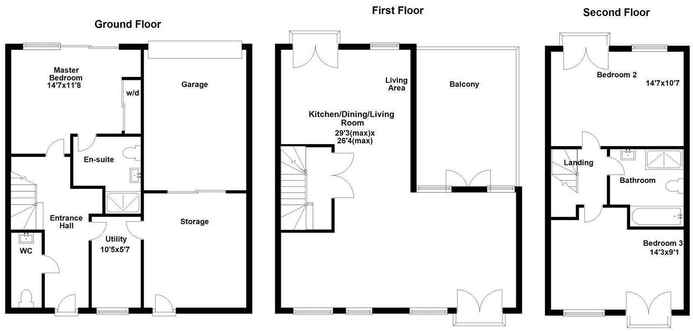 The Avenue, Corby floorplan