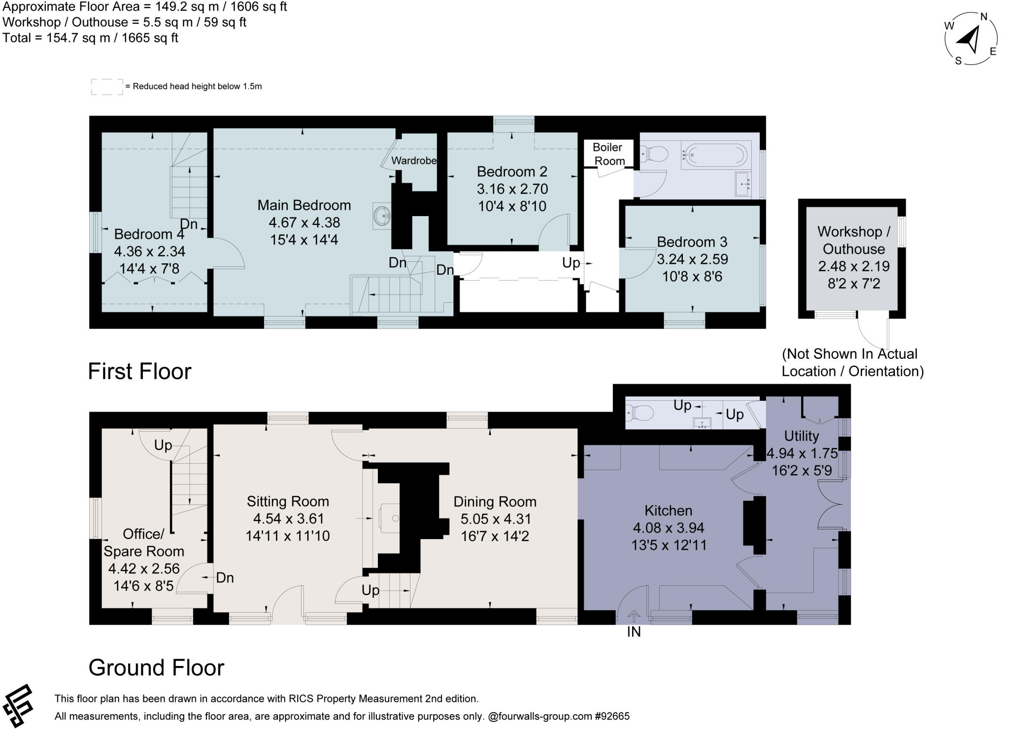 High Street, Little Shelford, Cambridge, Cambridgeshire, CB22 floorplan