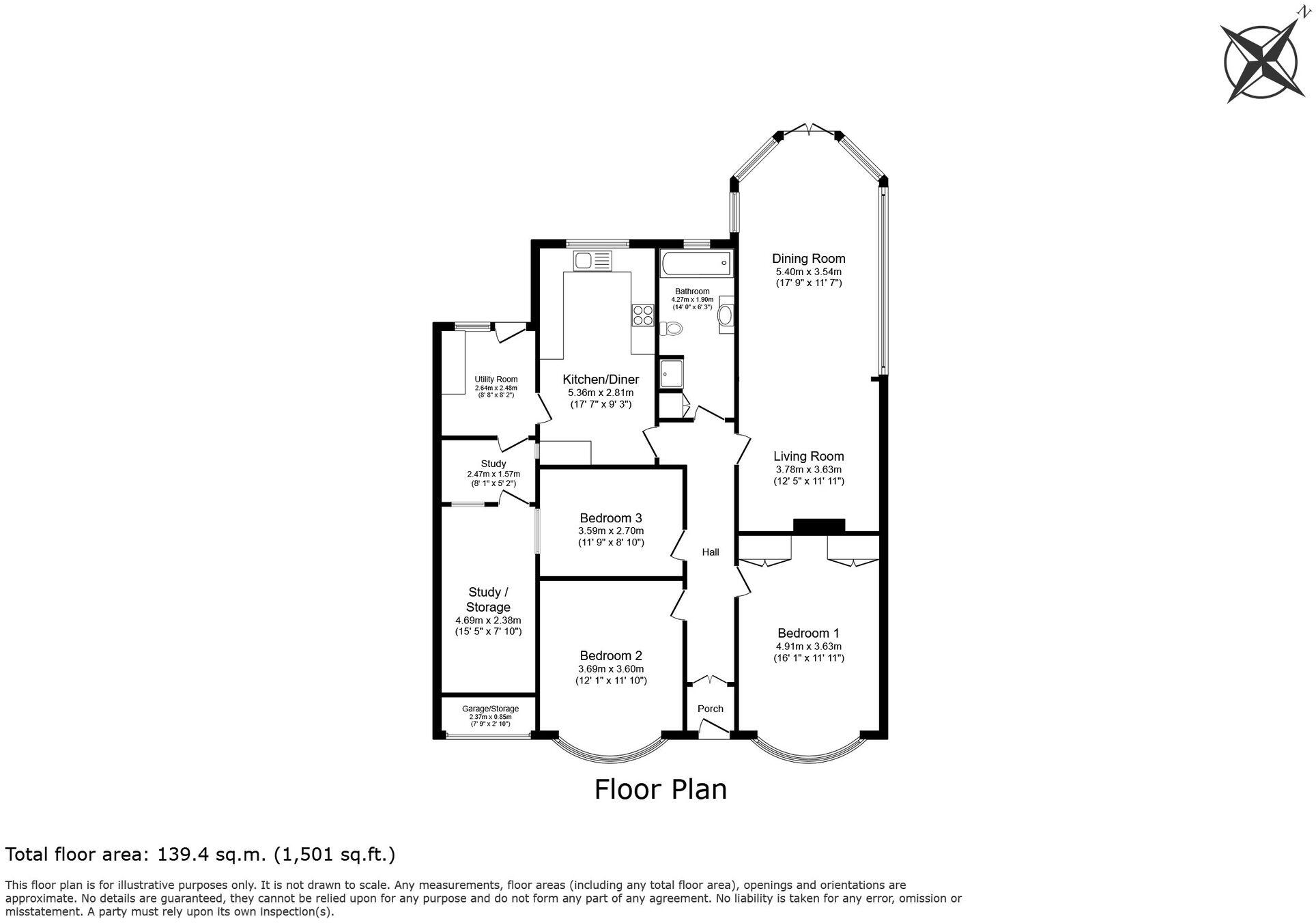 Waterer Gardens, Burgh Heath, KT20 floorplan