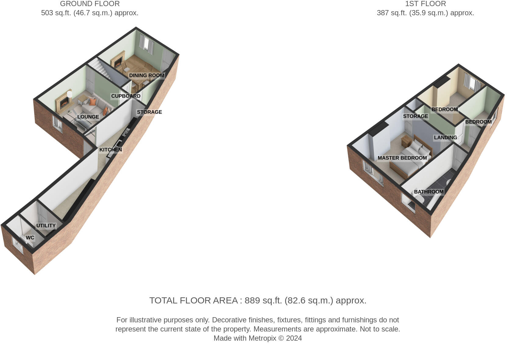 Charles Street, Hinckley floorplan