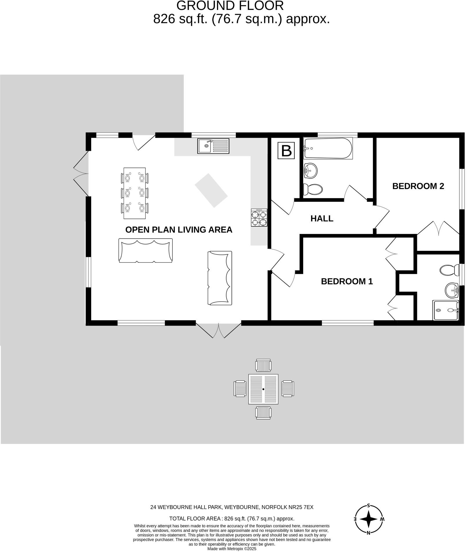 24 Weybourne Hall Park floorplan