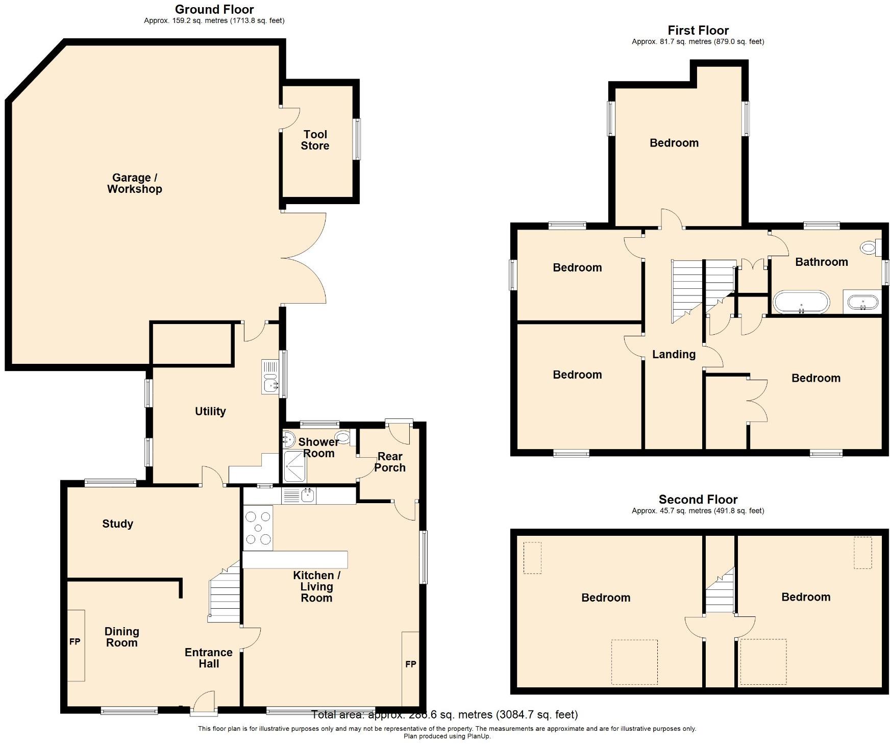 Capel Gwyn, Bryngwran LL65 floorplan
