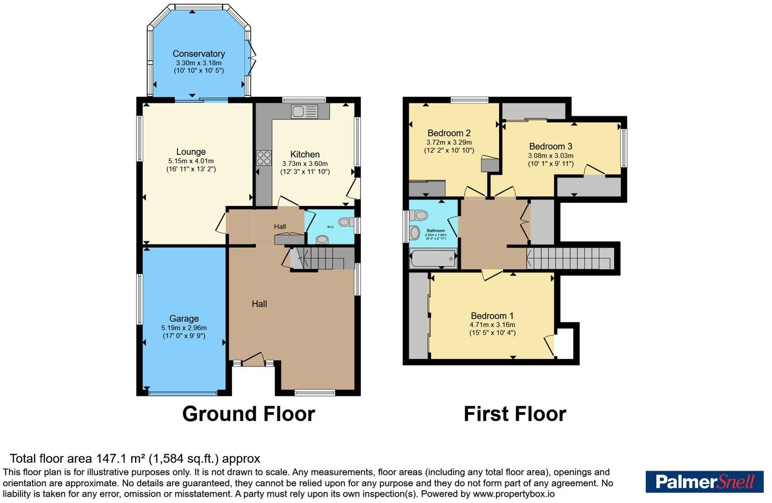 Cheriton Avenue, Bournemouth, Dorset, BH7 floorplan