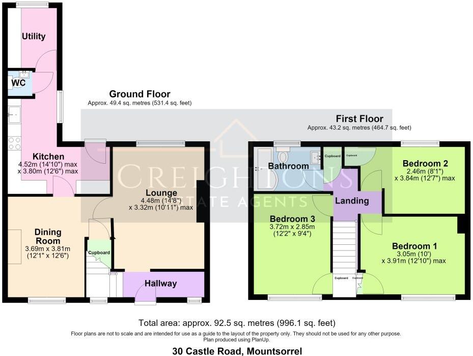 Castle Road, Mountsorrel, Loughborough floorplan