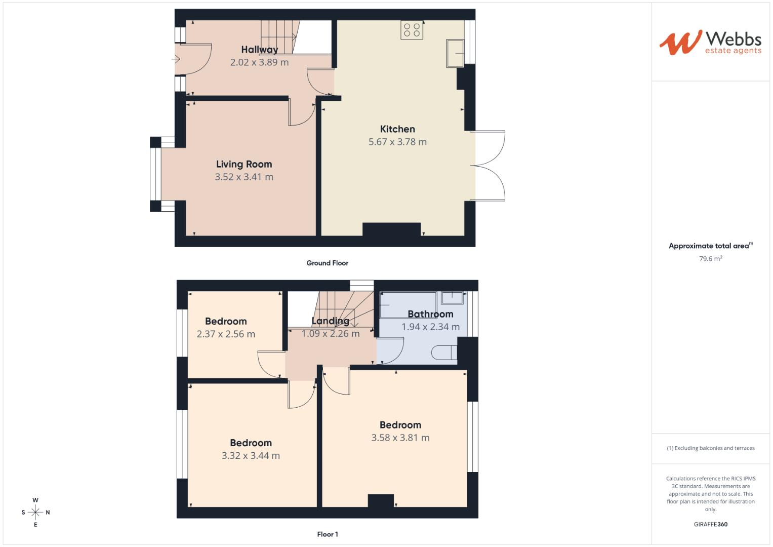 Almond Avenue, Yew Tree Estate, Walsall floorplan