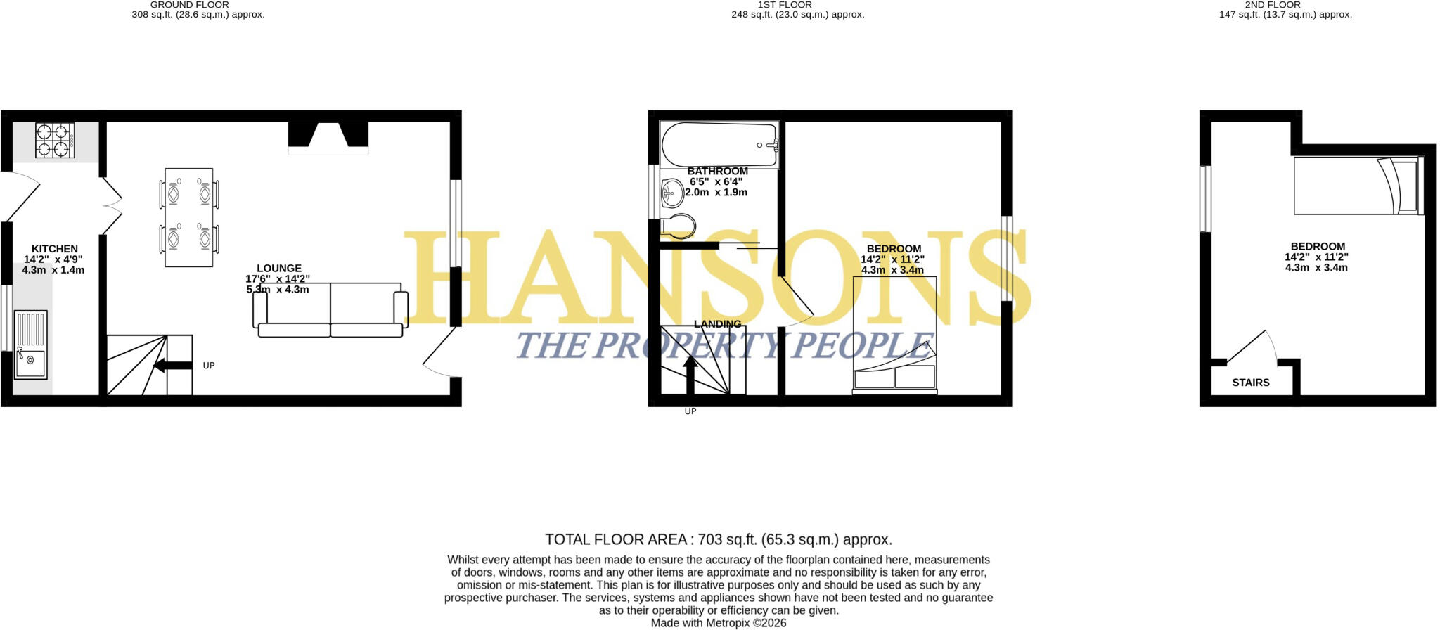 Back Der Street, Todmorden floorplan