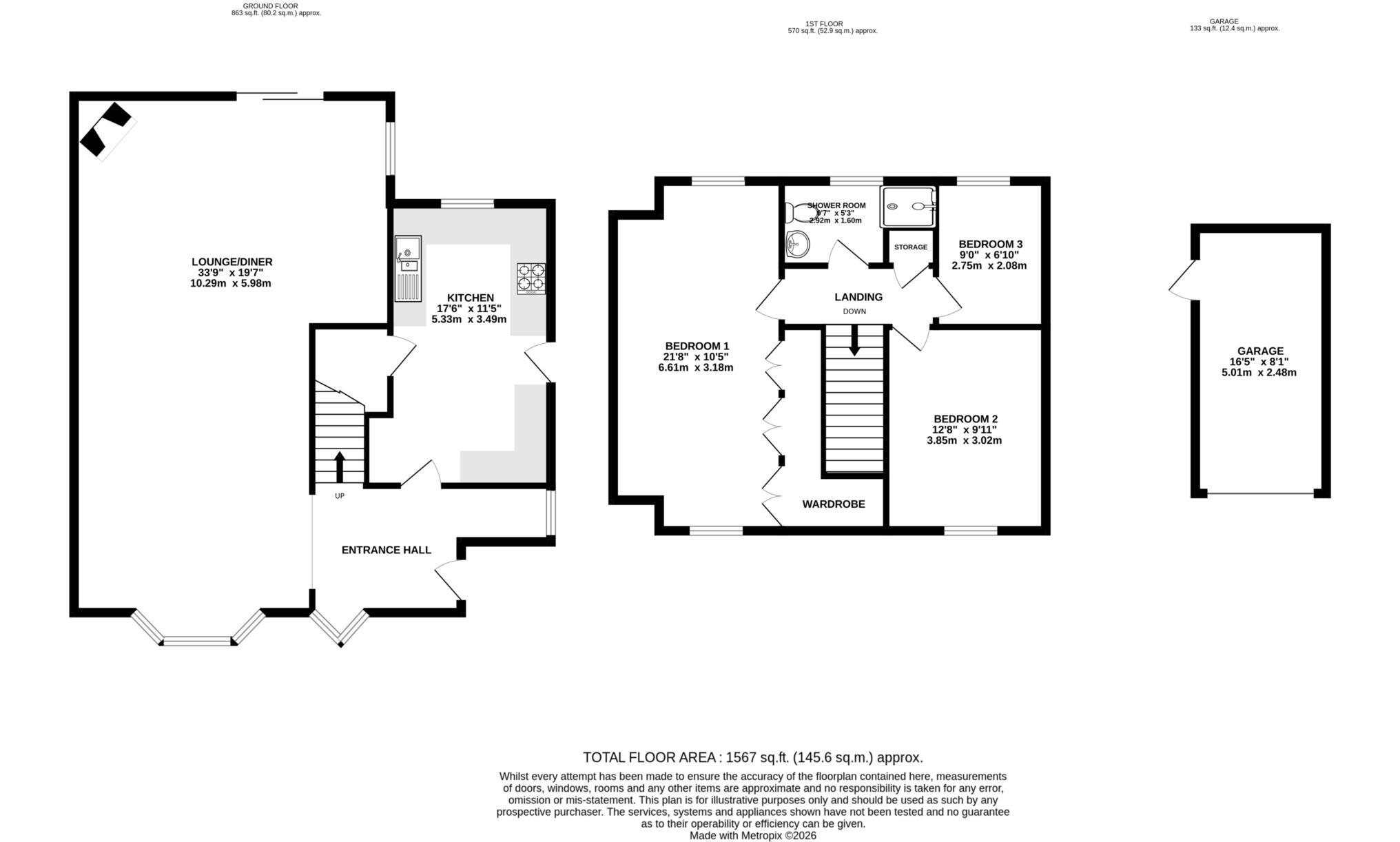 Nursery Close, Acle floorplan