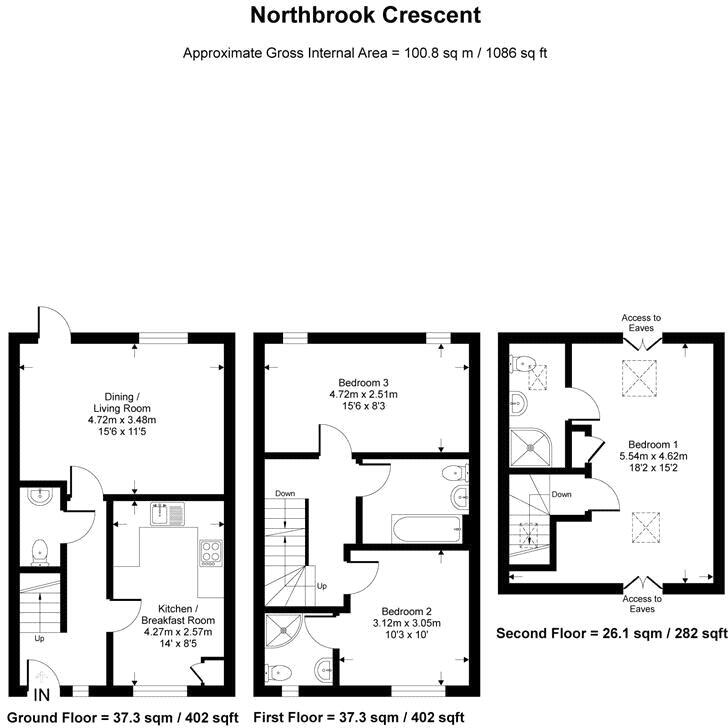 Northbrook Crescent, Basingstoke, Hampshire, RG24 floorplan