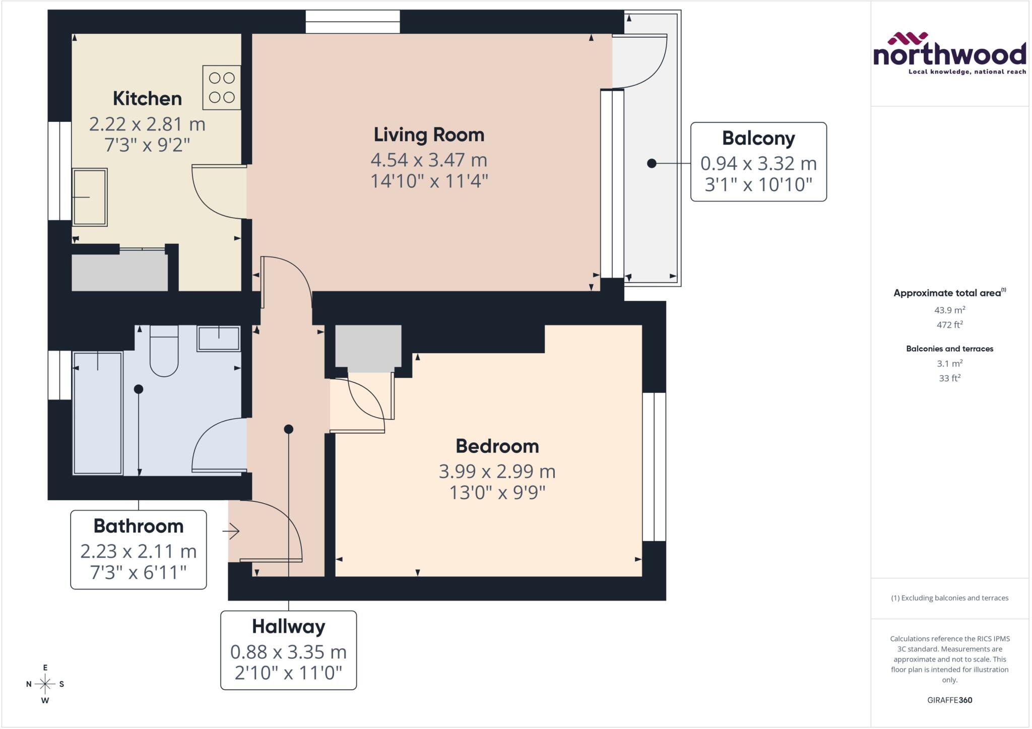 Rockhurst Drive, Old Town, Eastbourne, BN20 floorplan