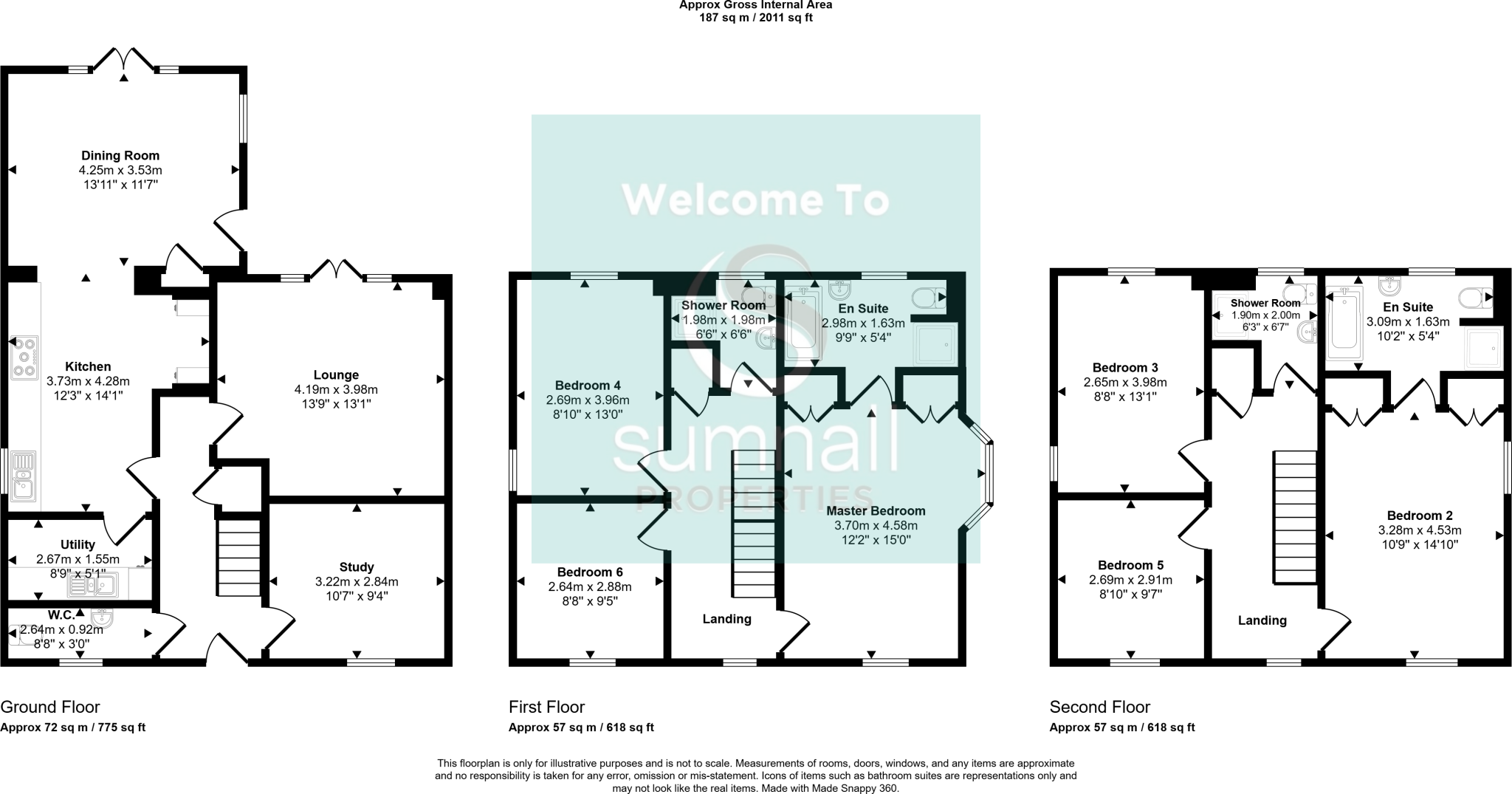 Sandfield Close, Lichfield, Staffordshire floorplan
