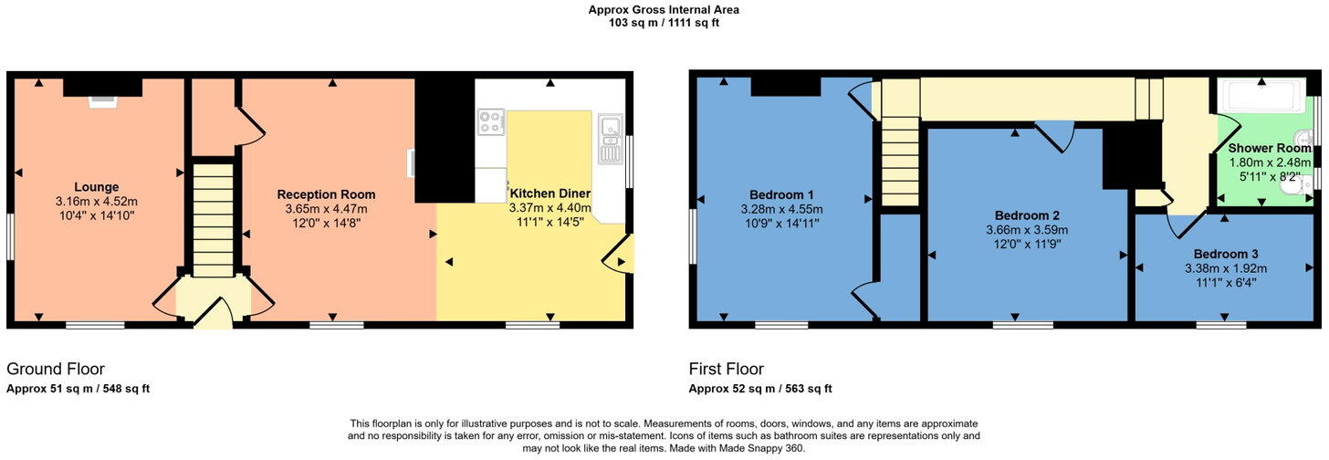 Peter Street, Workington, CA14 3DJ floorplan