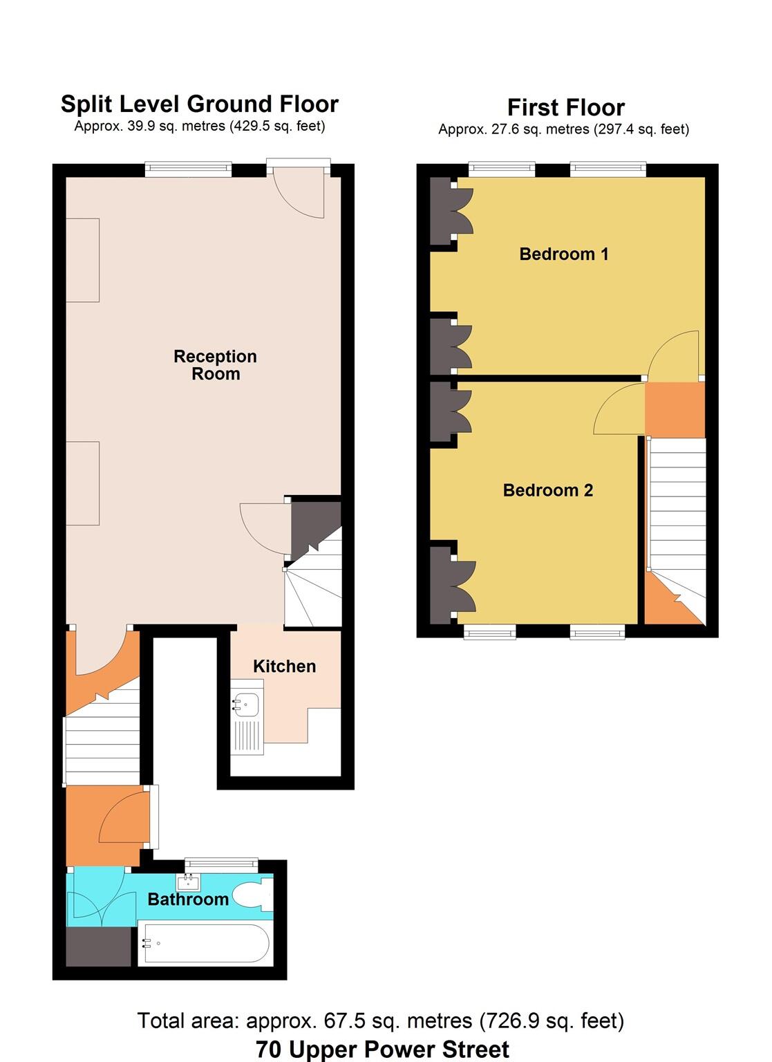 Upper Power Street, Newport floorplan