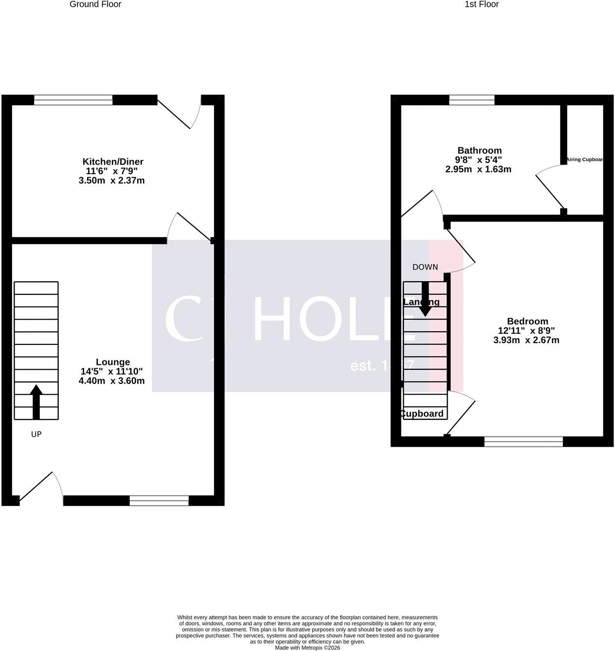 Frobisher Close, Burnham-on-Sea, Somerset, TA8 floorplan