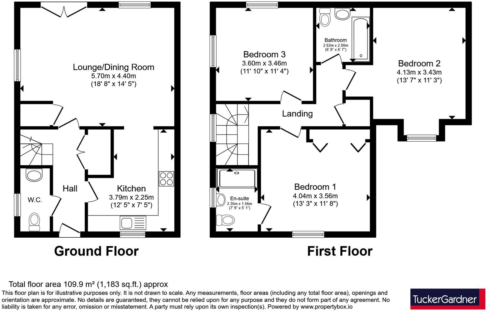 Bennett Way Sawston, CAMBRIDGE, Cambridgeshire, CB22 floorplan
