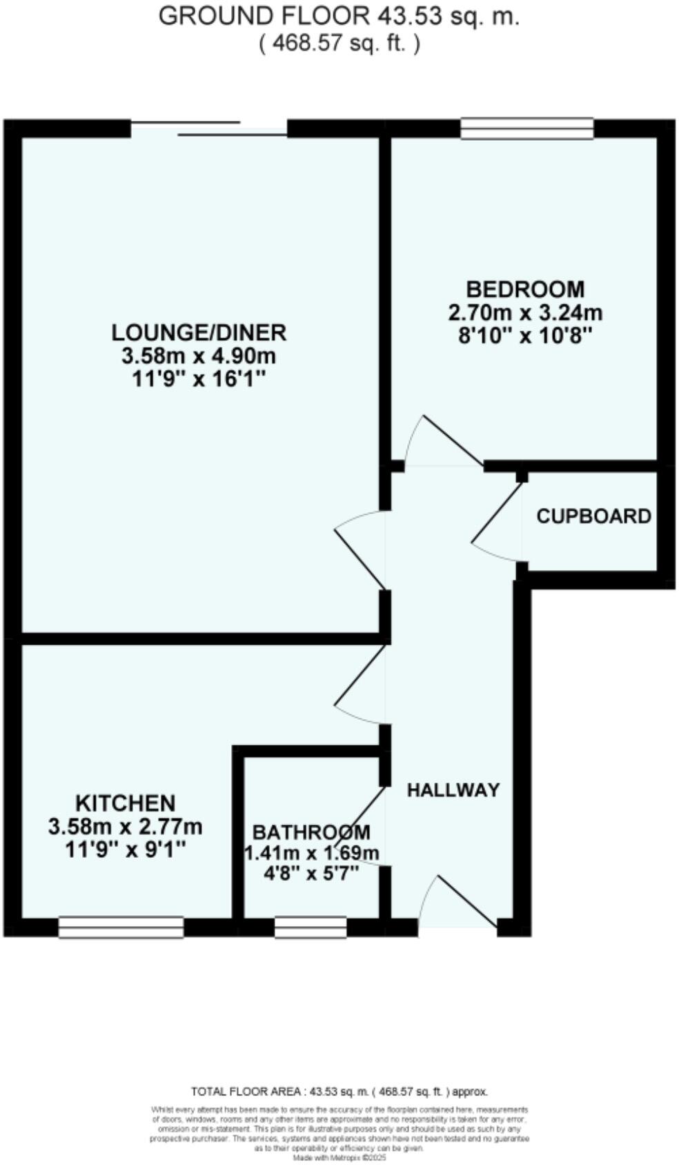 Distine Close, Plymouth, Devon floorplan