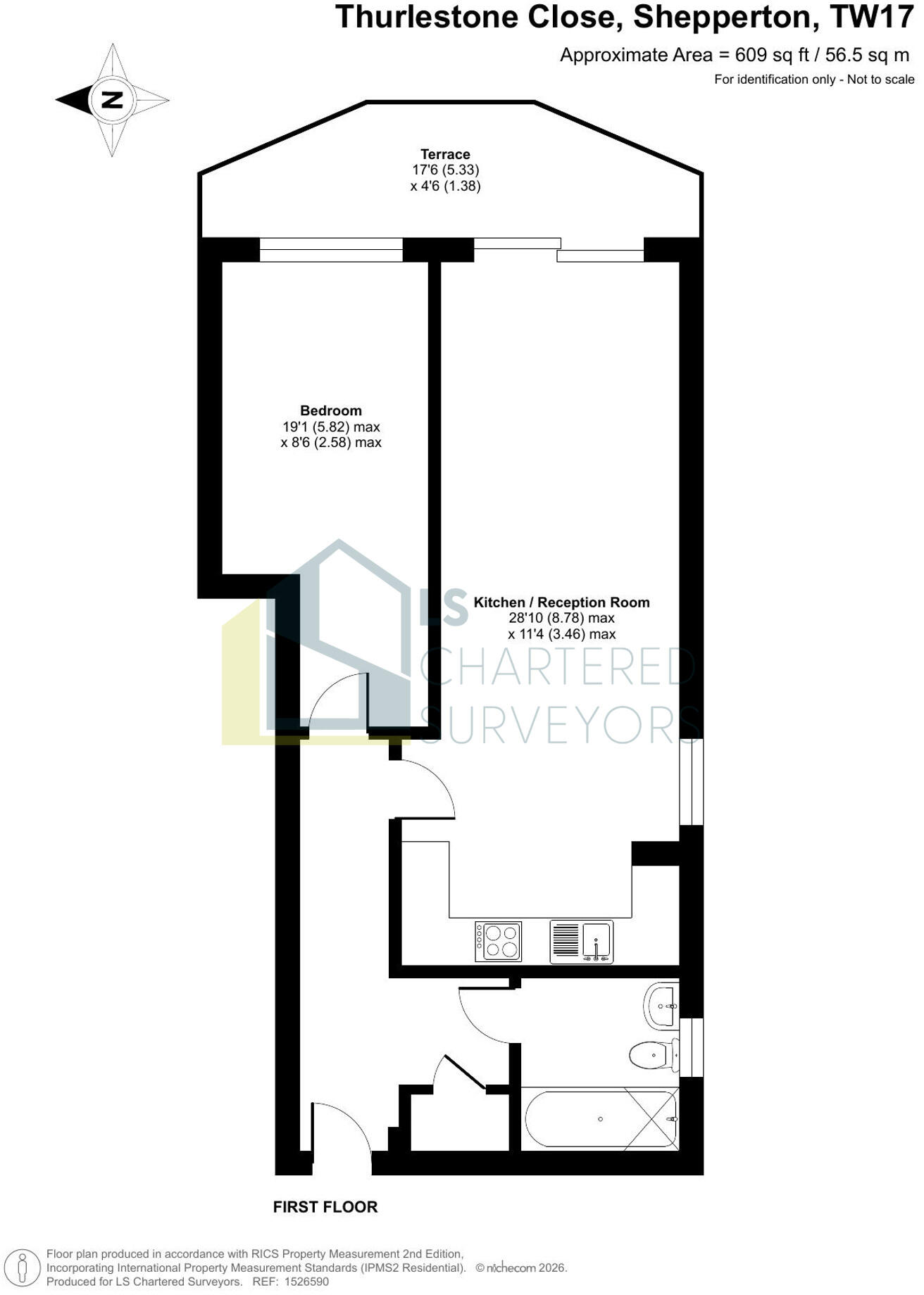 Katrina House, Thurlestone Close, Shepperton, Surrey floorplan