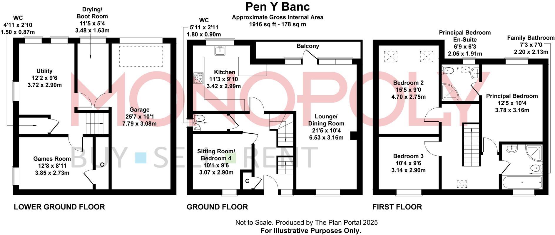 Dyffryn Ardudwy floorplan
