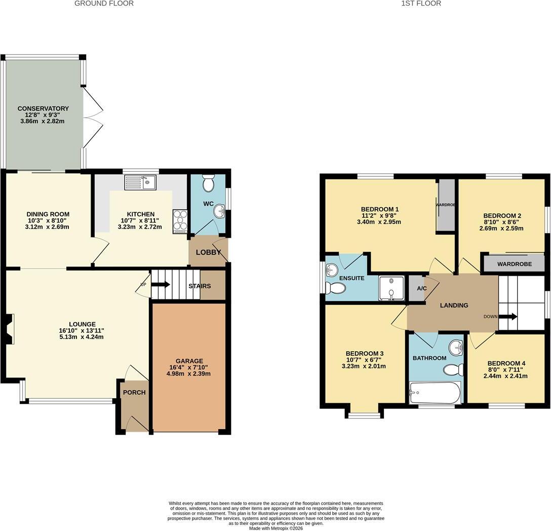 The Copse, Bridgwater floorplan